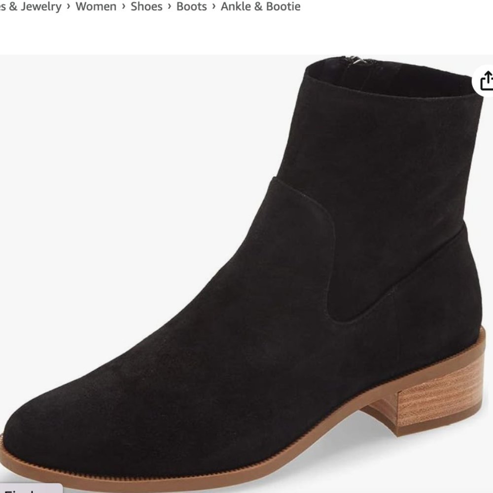 Caslon Susana Bootie Black suede